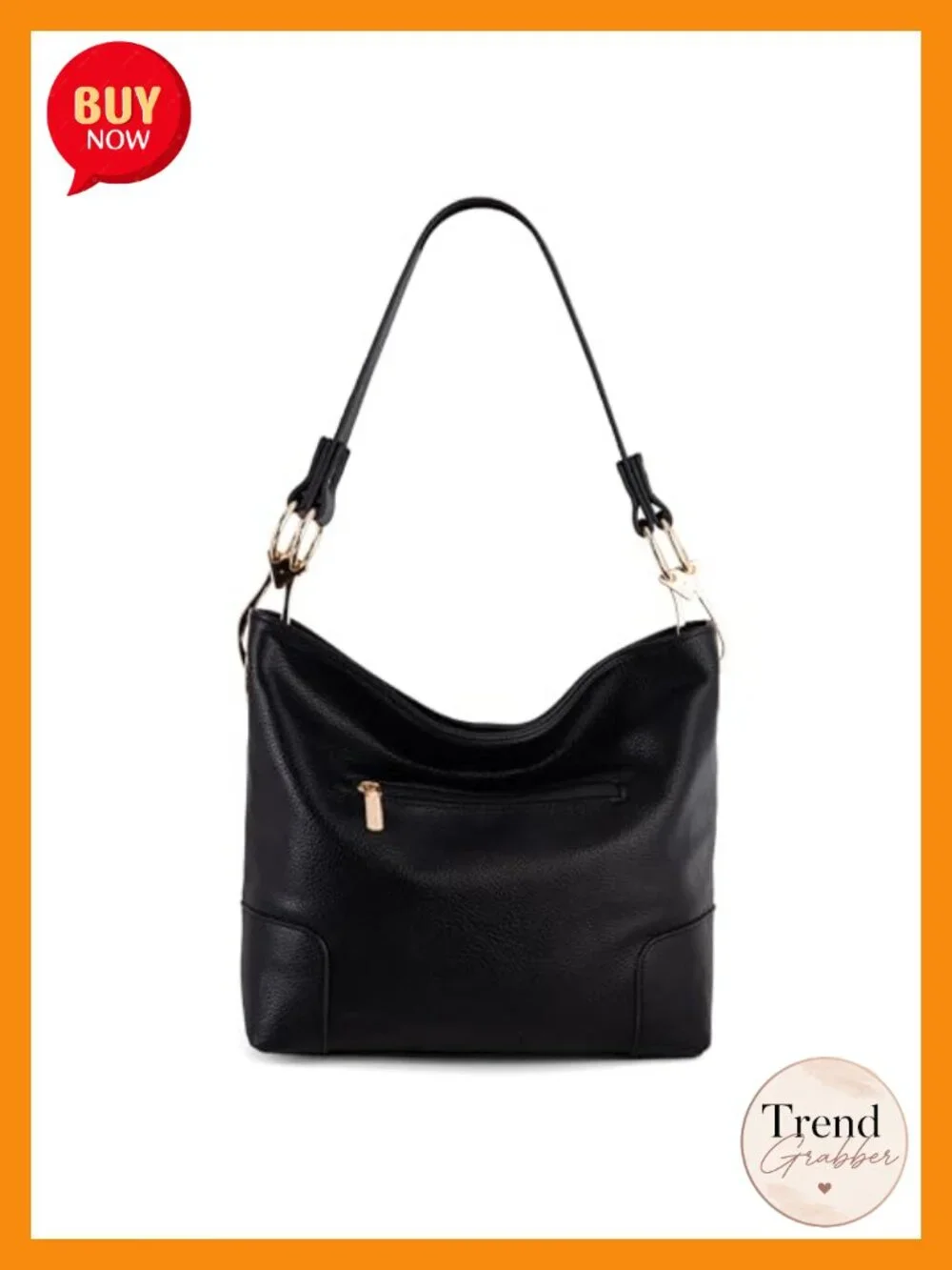 Faux Leather Hobo Bag Top Handle Satchel Shoulder Purse Bucket Handbag